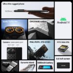 Smartphone robuste IIIF150 Air3, écran 6.6" IPS TFT 1080 x 2400px, 12 Go, 512 Go, Android 14, IP68, IP69K, MIL-STD-810H – Image 6