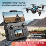K12 MAX – Drone pliable brushless avec télécommande à écran, caméra HD et évitement d’obstacles – Image 2