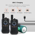 Lot de 10 talkie walkie avec écouteurs RB645, PMR 446, USB C, équipement professionnel – Image 5