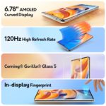 Smartphone Ulefone Note 17 Pro, écran incurvé AMOLED 6.78″ 2400 x 1080 FHD+, 120Hz, 12 + 256 Go, Android 13 – Image 6