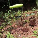 Planteuse en métal, bulbes, graines, outil de plantation avec marquage de profondeur – Image 5