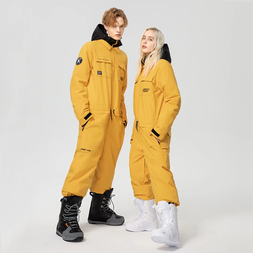Combinaison de Ski, Snowboard unisexe à capuche, chaude, imperméable et respirante, vêtements d'hiver