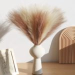 Lot de 15 tiges de pampa artificielles, bouquet pour décoration
