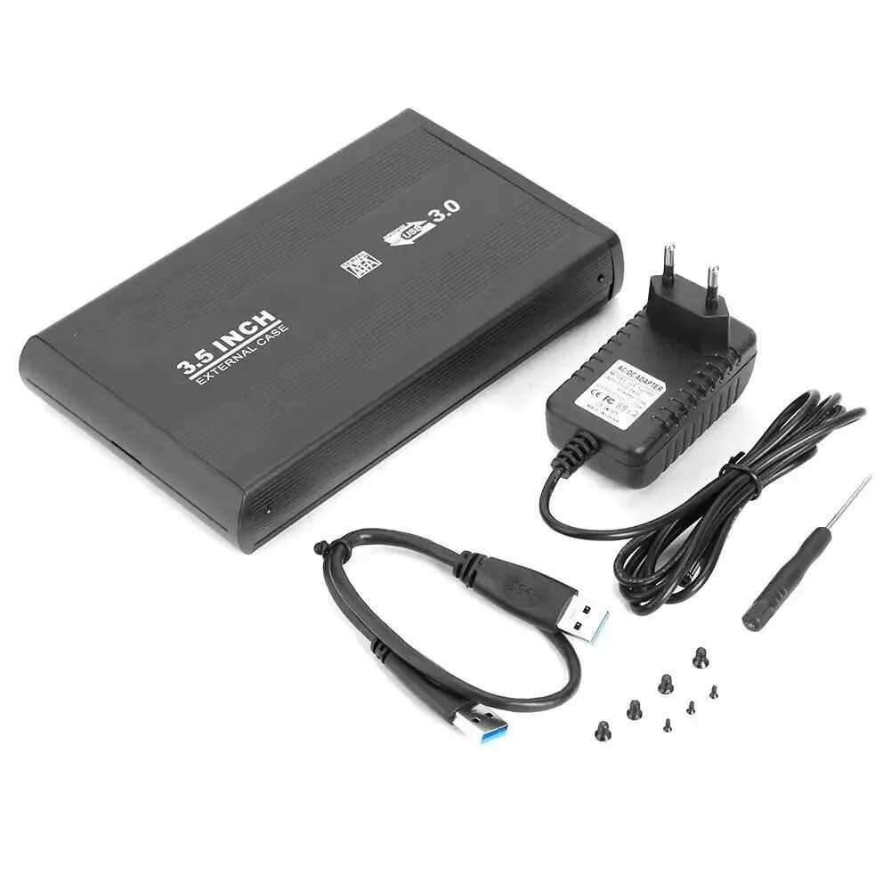 Châssis externe pour disque dur externe SATA USB 3.0, en alliage d'aluminium, avec câble USB