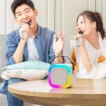 Système de Karaoké avec 2 microphones sans fil, haut-parleur portable, Bluetooth – Image 4