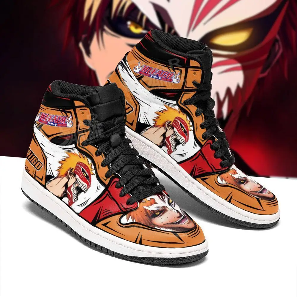 Chaussures décontractées, basket avec impression de Manga, Bleach, Sanji, My Hero Academia