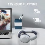Casque audio iKF T3, Bluetooth 5.3, suppression active du bruit, haute résolution et faible latence, 125 heures de lecture – Image 4