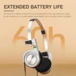 Casque audio iKF R3 rétro chic, Bluetooth 5.4, casque pliable vintage, 60 heures de lecture – Image 2