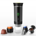 Machine à café expresso portable 3 en 1, 2500 mAh, facile à nettoyer, cafetière de voyage, camping