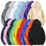 Sweat à capuche décontracté, avec poches, à manches longues, pull à capuche