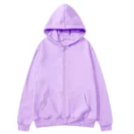Veste oversize zippée avec capuche, décontractée – Image 11