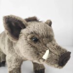 Peluche réaliste, petit sanglier sauvage, 36 cm – Image 4