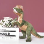 Lot de 2 peluches réalistes, dinosaure Dilophosaurus, Jurassic Park, 50 cm – Image 3