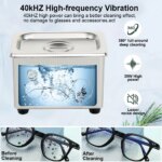 Nettoyeur à ultrasons professionnel 800ml, écran Affichage LED, 40 kHz, 35 W – Image 3