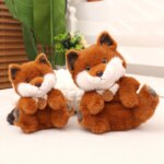 Peluche de renard Kawaii, douce et confortable, 27 à 37 cm – Image 5