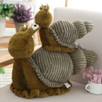 Peluche escargot, douce et confortable, de 28 à 40 cm – Image 2