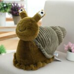 Peluche escargot, douce et confortable, de 28 à 40 cm – Image 4