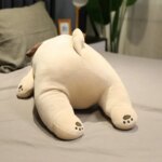 Peluche géante coussin, chien Carlin couché, douce et confortable, 50 à 85 cm – Image 5
