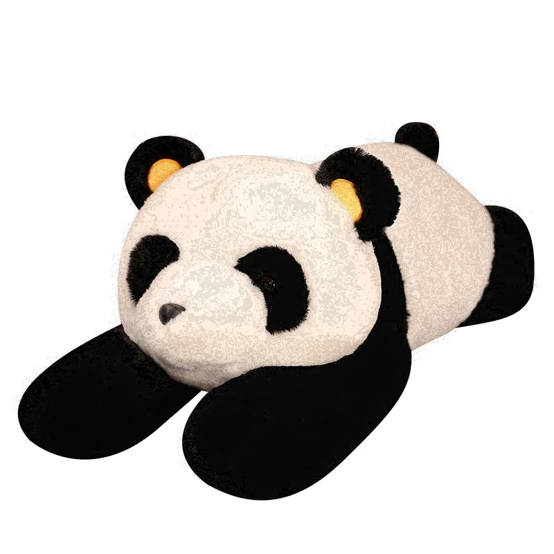 Peluche géante de panda, coussin doux et confortable, de 60 à 80 cm