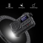 Enceinte Bluetooth BV800, avec radio FM, écran LCD, antenne, entrée AUX, disque USB, carte TF, lecteur MP3 – Image 6
