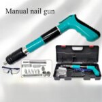 Mini pistolet à clous manuel en acier, portable, avec boite et accessoires – Image 2