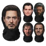 Masque avec impression de visage, Heros Marvel, déguisement