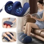 Appareil de massage des pieds et jambes, relaxation, rouleau chauffant, soulage les mollets