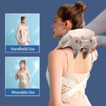 Appareil de massage du cou et d'épaules sans fil, avec chaleur, pétrissage Shiatsu, fonction de chauffage – Image 4