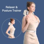 Appareil de massage du cou et d'épaules sans fil, avec chaleur, pétrissage Shiatsu, fonction de chauffage – Image 3