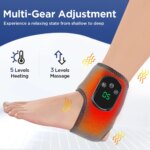 Appareils de massage pour les chevilles, avec coussin chauffant et vibration électrique, rechargeable – Image 5