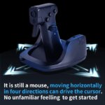 OrionTime L24 – Souris gaming verticale filaire style pistolet 4000 DPI – Image 2