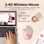 Souris verticale Silent Touch M571, sans fil 2,4 GHz, ergonomique, 6 boutons, 4000 DPI – Image 6