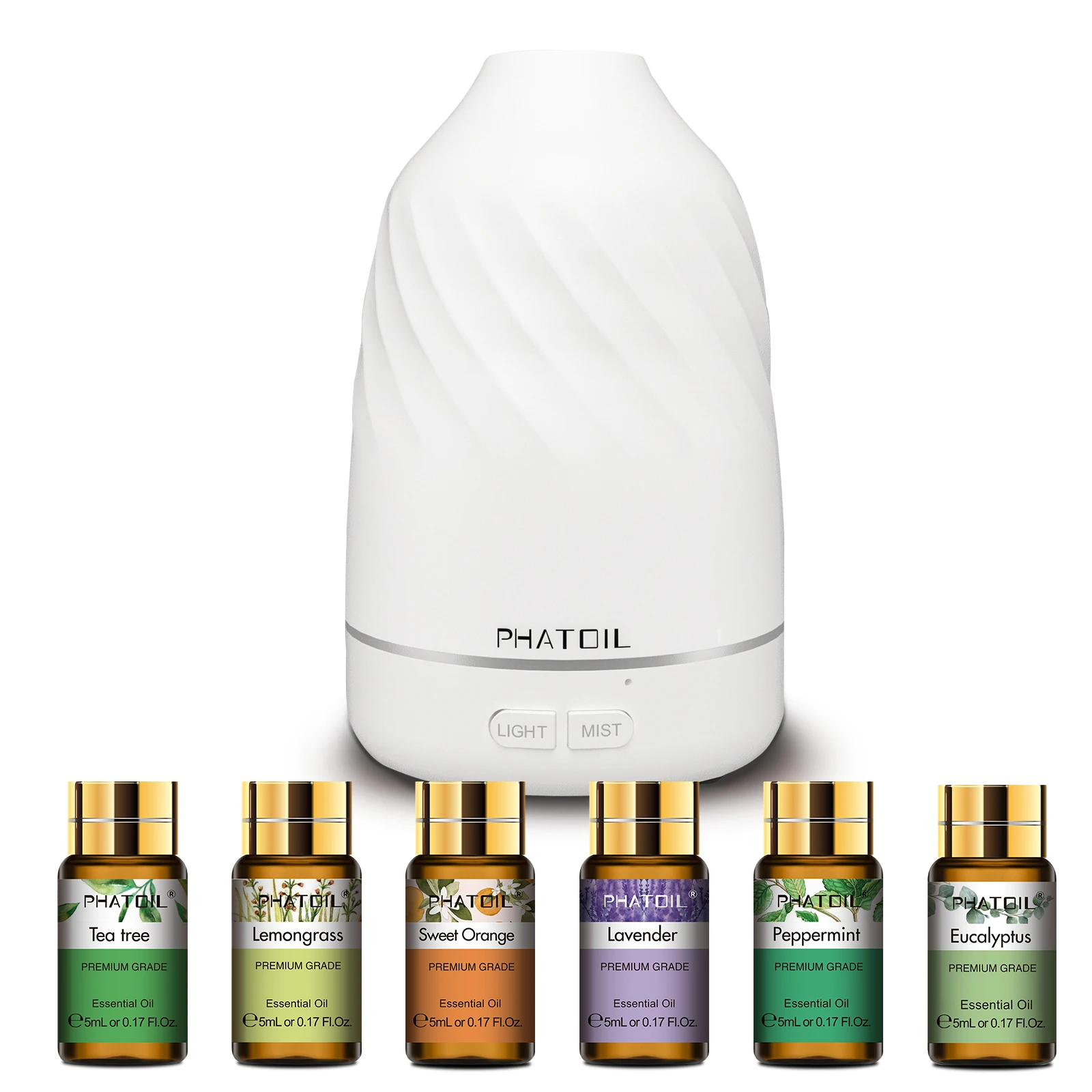 182151-ftyije.jpg Ensemble de 6 huiles essentielles avec diffuseur d'aromathérapie de 120 ml – Image 1