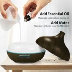 Diffuseur de parfum d’ambiance avec LED 550 ml, humidificateur d'air avec télécommande, USB – Image 4