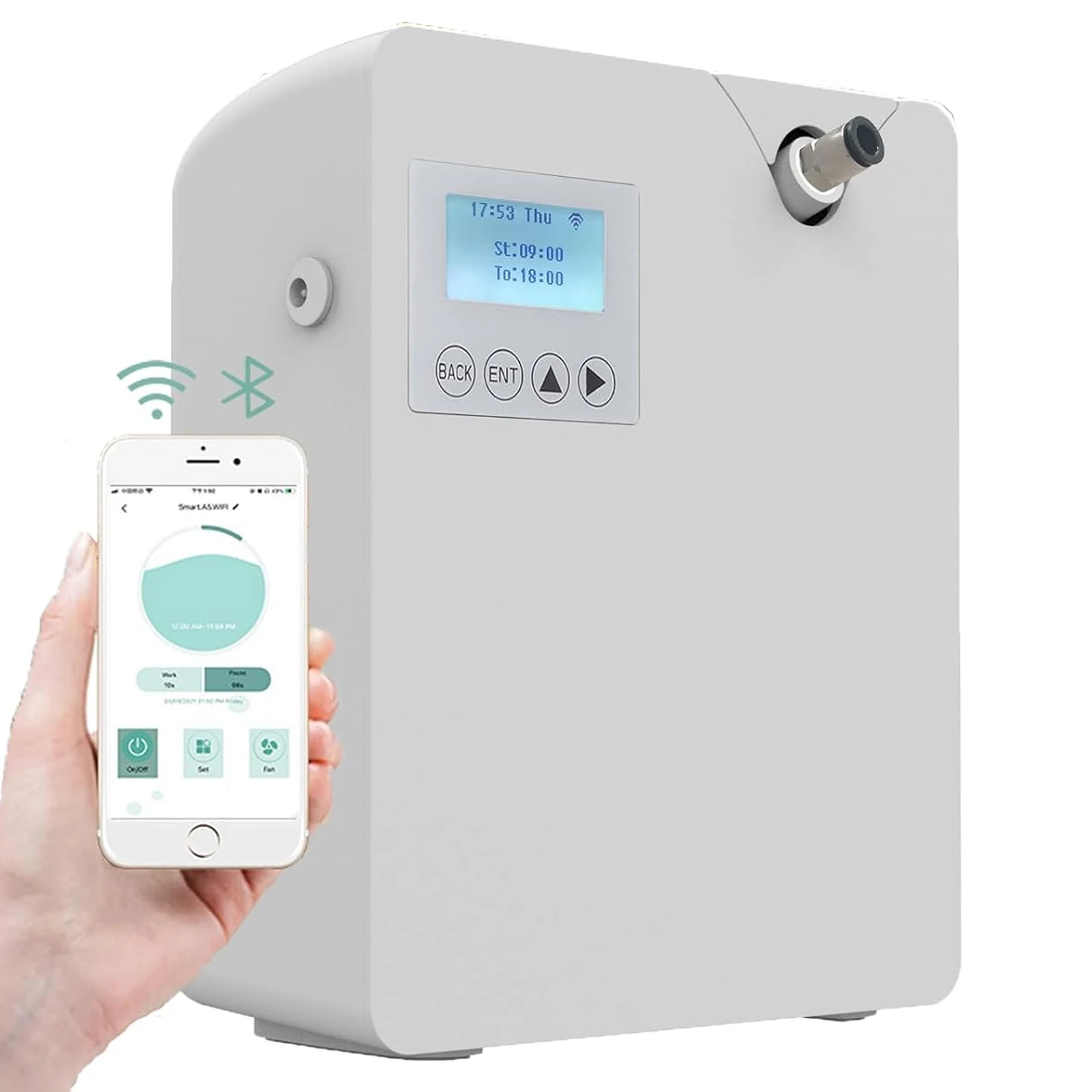Diffuseur de parfum d’ambiance Bluetooth 300 ml, couvre jusqu’à 400 m3