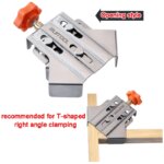 Lot de 2 pinces à angle droit à 90°, travaux de précision, menuiserie – Image 5