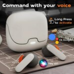Écouteurs intra-auriculaires sans Fil Bluetooth 5.4 TWS, latence ultra faible, suppression du bruit ENC – Image 6