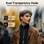 Écouteurs sans fil MeloBuds Pro, Bluetooth 5.3, ANC hybride adaptative jusqu’à 46dB, Hi-Res Audio LDAC, 34H d’autonomie, étanchéité IPX5 – Image 7