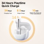 Écouteurs sans fil MeloBuds Pro, Bluetooth 5.3, ANC hybride adaptative jusqu’à 46dB, Hi-Res Audio LDAC, 34H d’autonomie, étanchéité IPX5 – Image 5