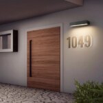 Applique murale extérieure, étanche IP65, aluminium, style moderne, ampoule LED intégrée – Image 3