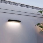Applique murale extérieure, étanche IP65, aluminium, style moderne, ampoule LED intégrée – Image 4