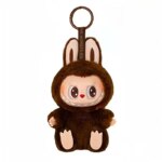 Labubu figurine en peluche décorative, 20 cm avec boucle de suspension