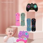 Anneau de dentition silicone bébé, forme télécommande, manette de jeux, sans latex (0-24 mois) – Image 3