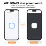 Interrupteur de transfert automatique intelligent WiFi TOMZN TOQ7e-125/2, 2 pôles, Ewelink – Image 5