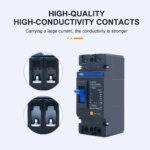 Disjoncteur MCCB courant continu 125A/160A 1000V, boîtier moulé, protection contre surcharge et court-circuit – Image 4