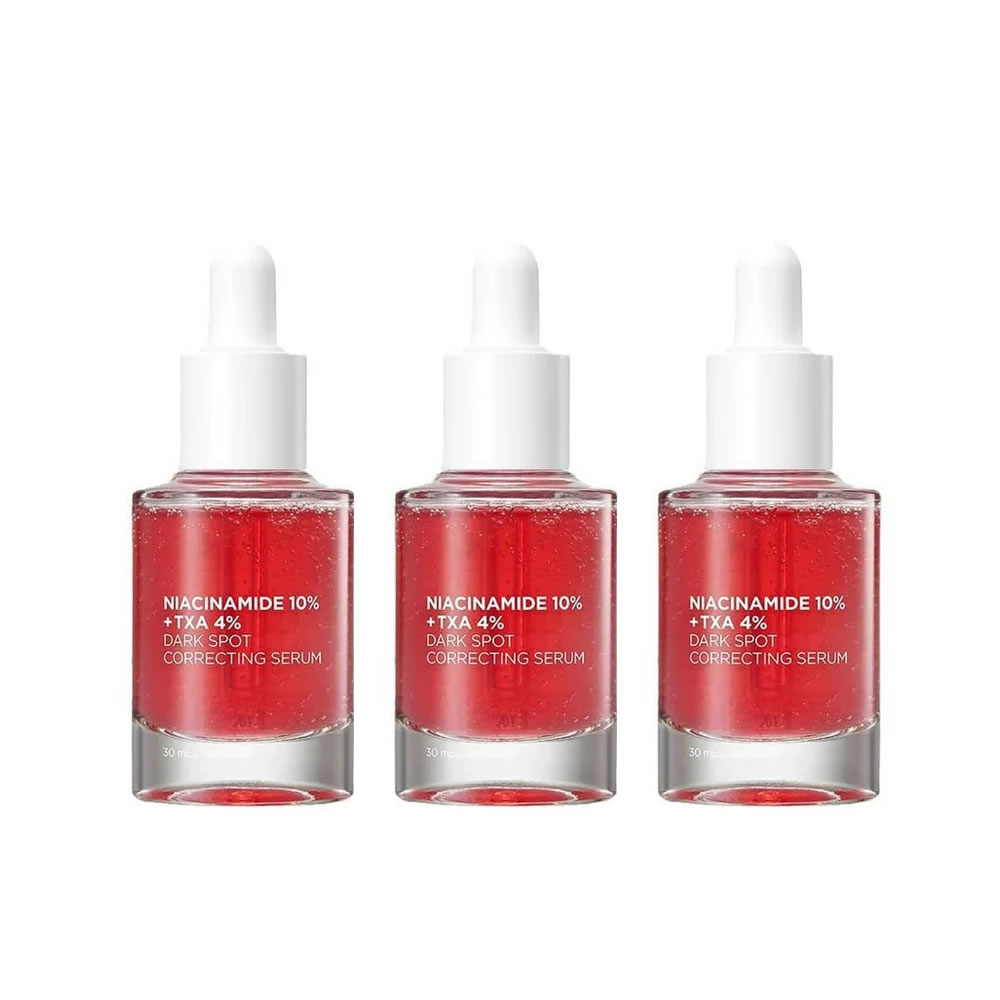 Lot de 3 sérums Anua niacinamide 10% + acide tranexamique 4%, anti-taches et éclat du teint