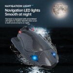 Bateau télécommandé Turbojet 2.4GHz, jusqu'à 40 km/h, refroidi à l’eau, étanche, LED, 14+ – Image 5