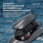 Bateau télécommandé Turbojet 2.4GHz, jusqu'à 40 km/h, refroidi à l’eau, étanche, LED, 14+ – Image 7