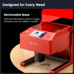 Machine de gravure laser intelligente Pixi AlgoLaser, 3W/5W/10W, écran tactile, sans PC, gravure 300+ matériaux, sécurisée et portable – Image 4