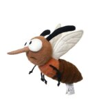 Peluche moustique rigolote en coton PP, 25 cm – Image 3